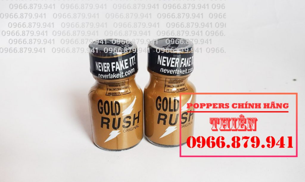 Poppers gold rush 10ml giá rẻ Thiên popper chuyên popper chính hãng